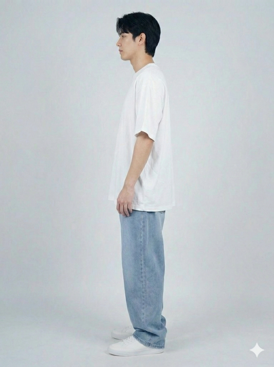 Light Blue Baggy Jeans (UPTO 60% off)