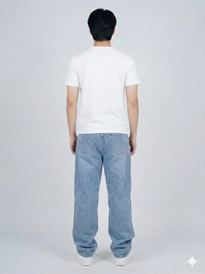 Light Blue Baggy Jeans (UPTO 60% off)