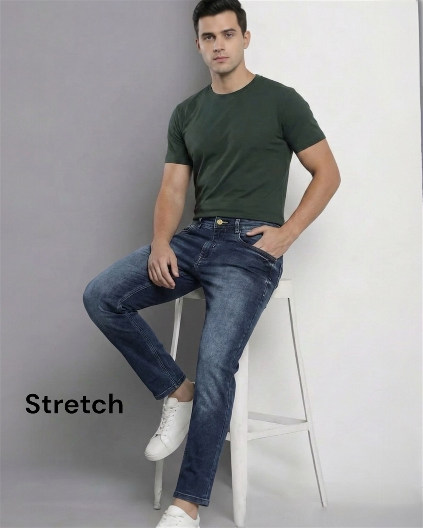 Inzex Mid-Rise Regular Fit Jeans (SALE)